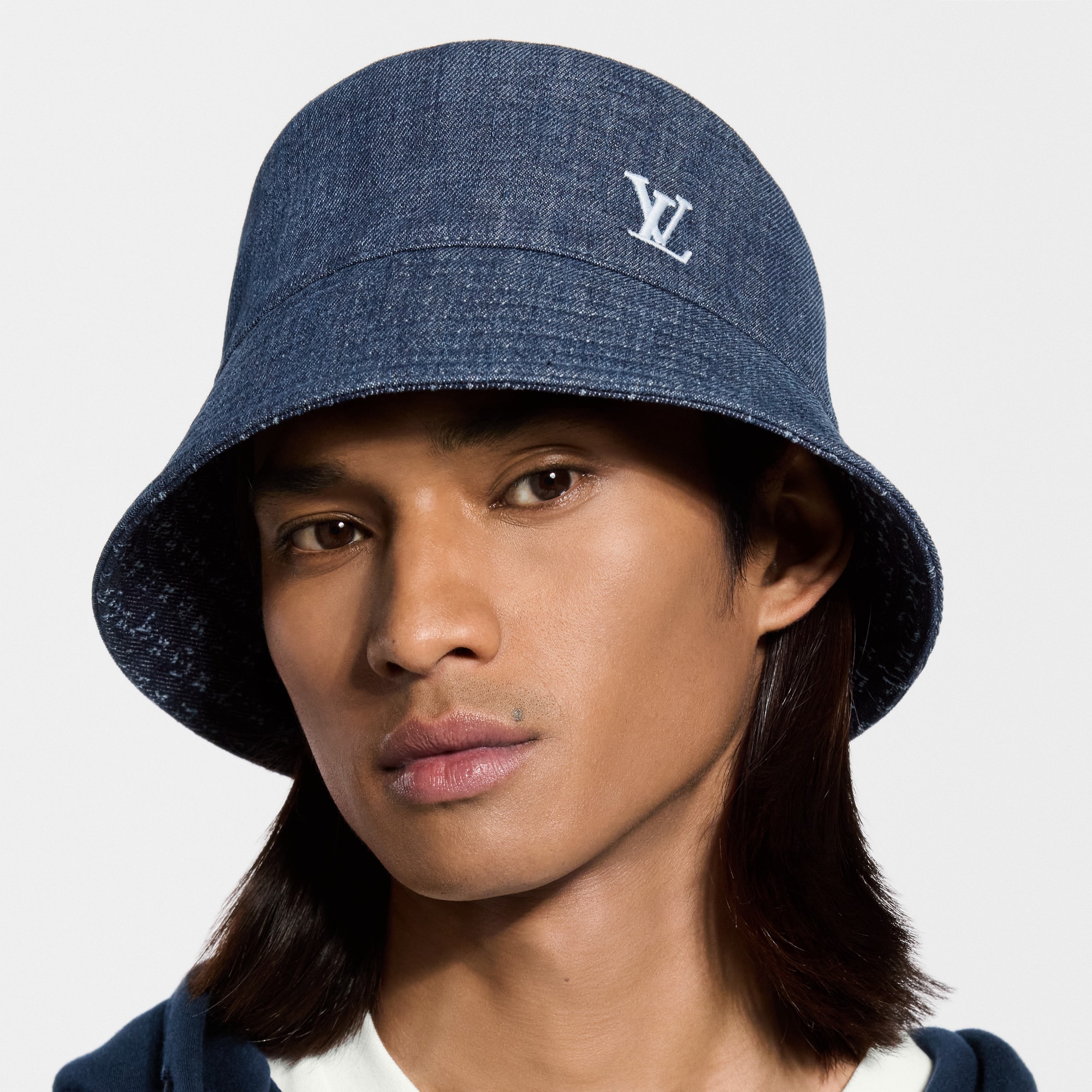 Monogram Denim Icon Bucket Hat S00 - Men - Accessories | LOUIS
